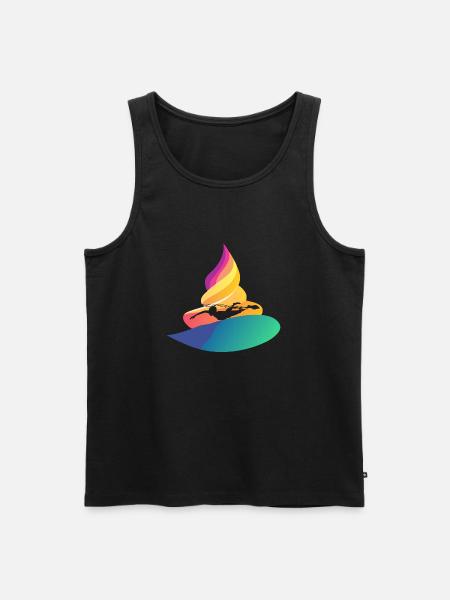 Swimming Snorkeling Scuba - Men's Premium Organic Tank Top - black