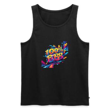Dinamo zagreb purgeri kroatien bad blue jungs BBB - Männer Premium Bio Tank Top - Schwarz - Vorne - AI Model Male 178 light (178cm)