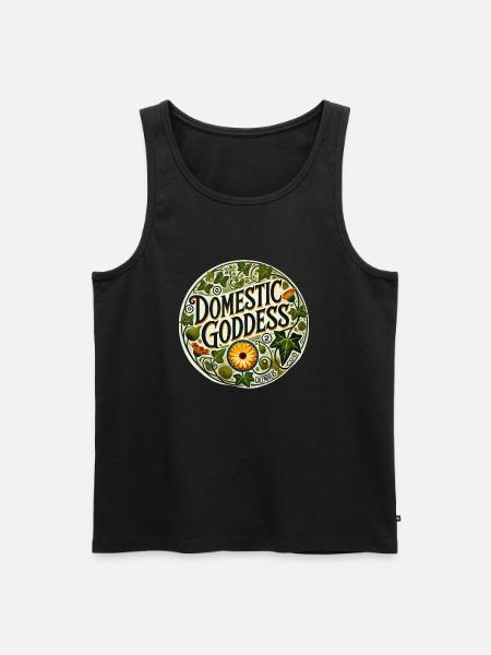 Domestic Goddess - Men's Premium Organic Tank Top - black