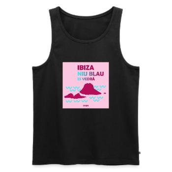 Insel Ibiza Spanien - Männer Premium Bio Tank Top - Schwarz - Vorne - Michal (187cm)