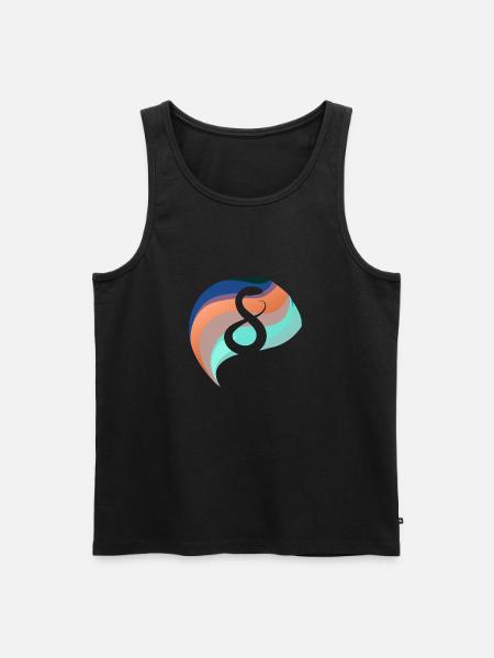 Snake Snakebite - Men's Premium Organic Tank Top - black