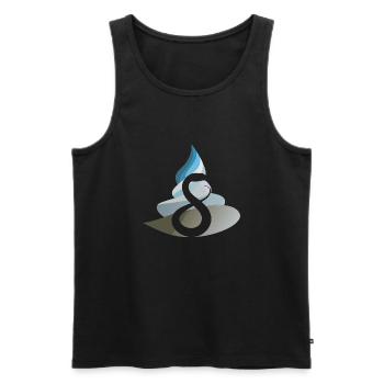 Snake Snake Eye Snake Eggs - Men's Premium Organic Tank Top - black - Front - AI Model Male 178 light (178cm)