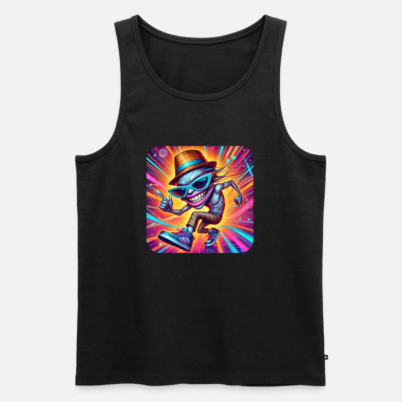 Skibidi - Männer Premium Bio Tank Top - Schwarz