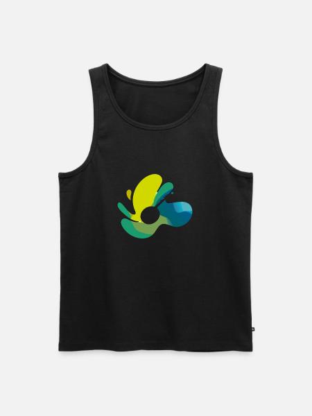 Banjo Instrument - Men's Premium Organic Tank Top - black