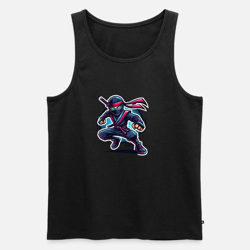 Shadow Strike - Männer Premium Bio Tank Top - Schwarz
