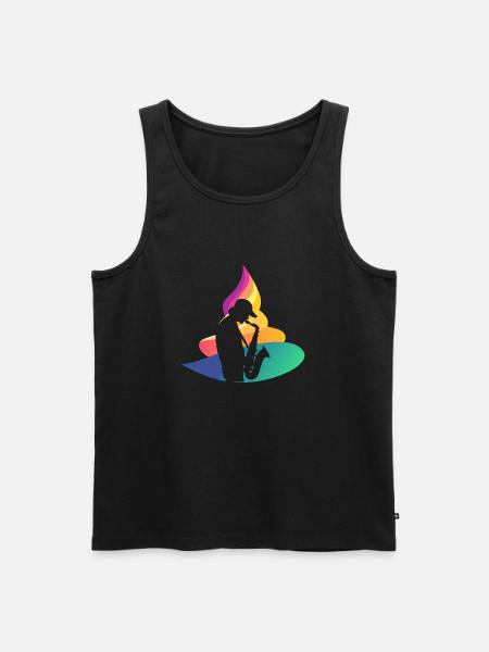 Jazz Blaskapelle - Männer Premium Bio Tank Top - Schwarz