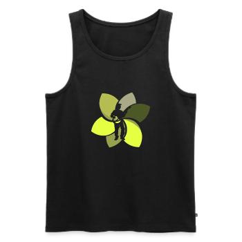 Countrymusic Instrument - Männer Premium Bio Tank Top - Schwarz - Vorne - Michal (187cm)