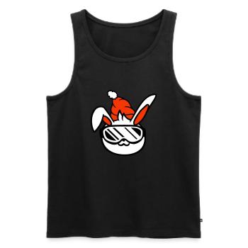Bunny Ski Goggles Ski Bunny Skiing Ski Goggles Cap - Men's Premium Organic Tank Top - black - Front - Michal (187cm)