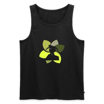 Parkourläufer traceurs Stuntman - Männer Premium Bio Tank Top - Schwarz - Vorne - Michal (187cm)