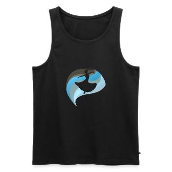 Dance Sport Modern Dance Class - Men's Premium Organic Tank Top - black - Front - AI Model Male 178 light (178cm)