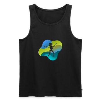 Robotik Robotics Technologie - Männer Premium Bio Tank Top - Schwarz - Vorne - Michal (187cm)