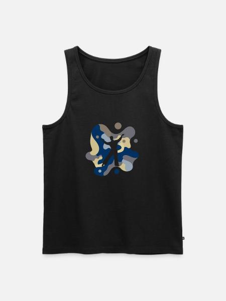 Tanzsport Modern Tanzlehrer - Männer Premium Bio Tank Top - Schwarz