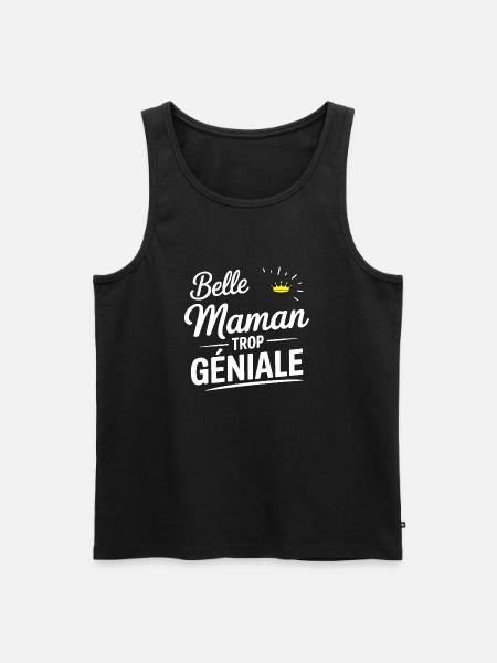 Schöne Mutter zu toll - Männer Premium Bio Tank Top - Schwarz