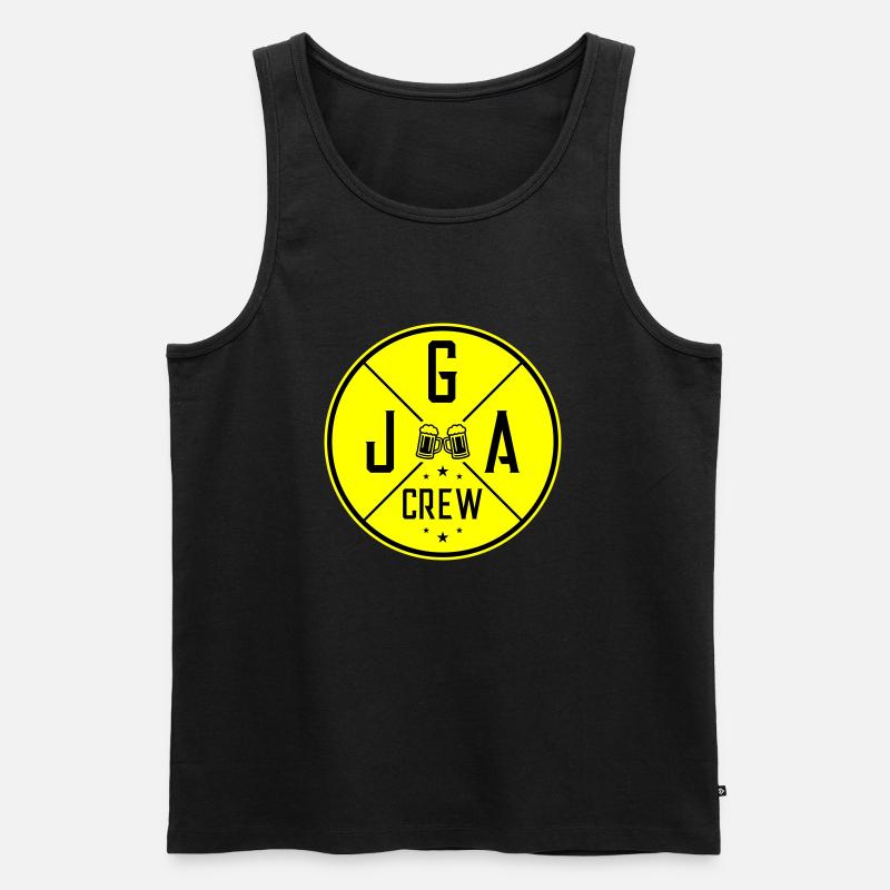 Jga Crew Bier Junggesellenabschied - Männer Premium Bio Tank Top - Schwarz