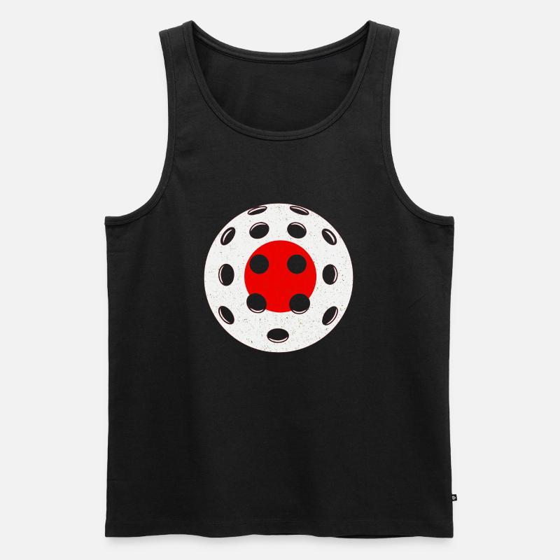 Pickleball Japan - Männer Premium Bio Tank Top - Schwarz