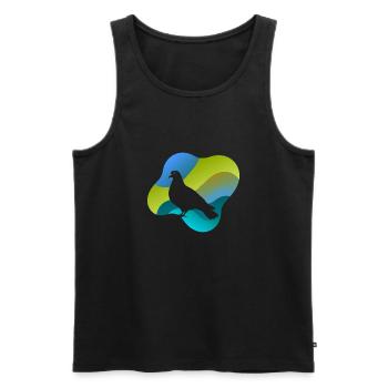 Doves Turtle Doves Pigeon Egg - Men's Premium Organic Tank Top - black - Front - Michal (187cm)