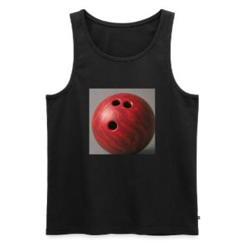 Sport - Bowling - Männer Premium Bio Tank Top - Schwarz - Vorne - Michal (187cm)