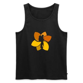 Wanderung Trekking Trekker - Männer Premium Bio Tank Top - Schwarz - Vorne - Michal (187cm)