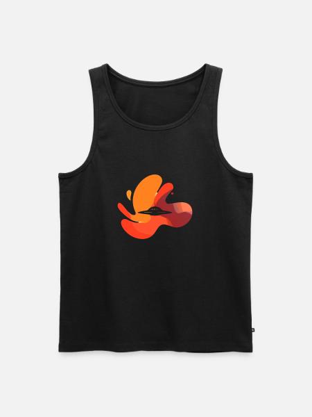 Raumschiff Ufo - Männer Premium Bio Tank Top - Schwarz