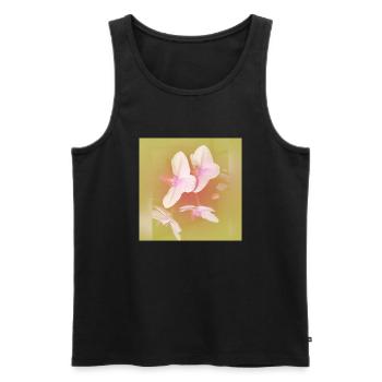 Flowers for You - Männer Premium Bio Tank Top - Schwarz - Vorne - AI Model Male 178 light (178cm)