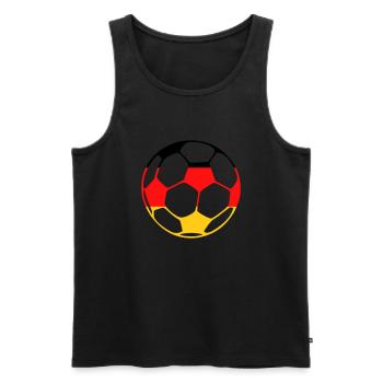Deutschland Fußball - Männer Premium Bio Tank Top - Schwarz - Vorne - Michal (187cm)