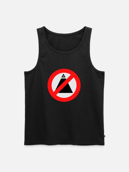 No-Illuminati - Débardeur bio Premium Homme - noir