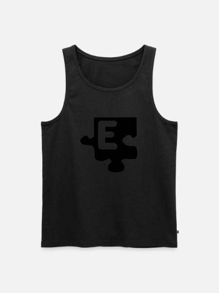 E tattoo puzzle 069 - Débardeur bio Premium Homme - noir