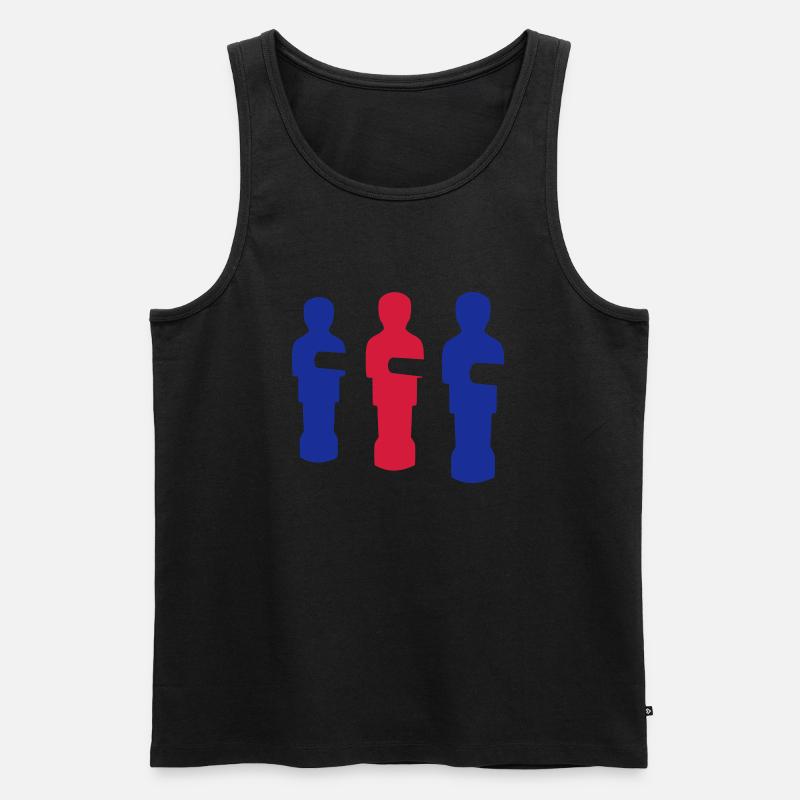 Kicker - Männer Premium Bio Tank Top - Schwarz