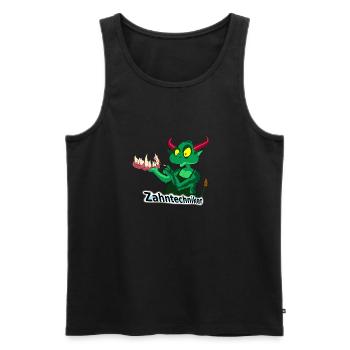 Zahntechniker - Männer Premium Bio Tank Top - Schwarz - Vorne - Michal (187cm)
