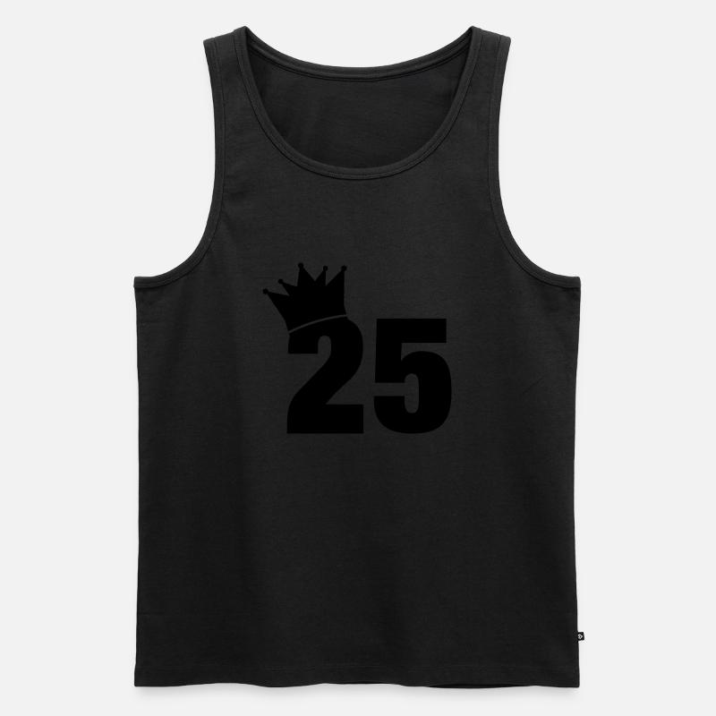 25_krone_f1 - Männer Premium Bio Tank Top - Schwarz