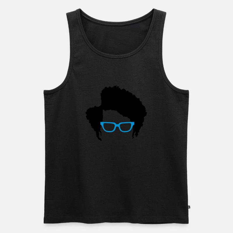 Moss IT-Crowd - Männer Premium Bio Tank Top - Schwarz