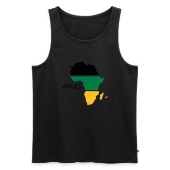 anc - Männer Premium Bio Tank Top - Schwarz - Vorne - Michal (187cm)