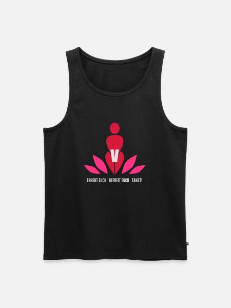 One Billion Rising - Logo - Männer Premium Bio Tank Top - Schwarz