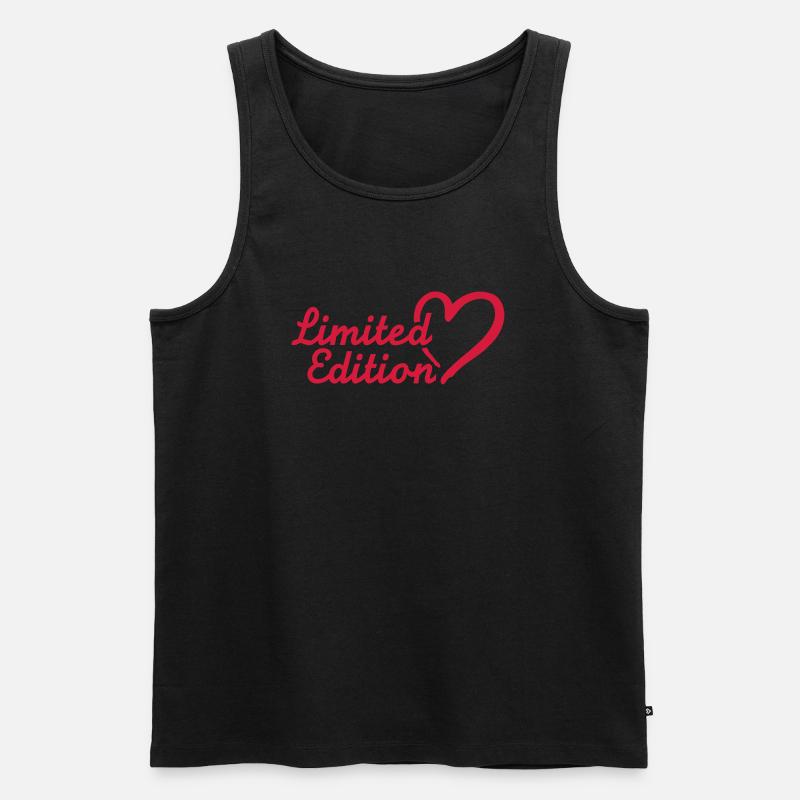 Limited Edition - Männer Premium Bio Tank Top - Schwarz
