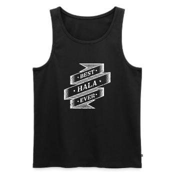 best hala ever - Männer Premium Bio Tank Top - Schwarz - Vorne - AI Model Male 178 light (178cm)
