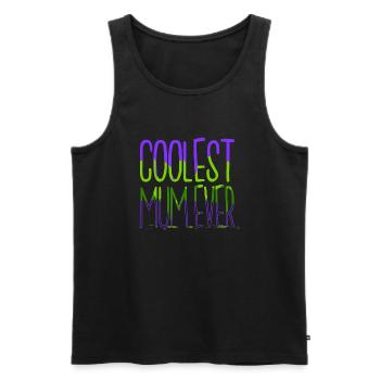 home christmas elf bday one family one team - Männer Premium Bio Tank Top - Schwarz - Vorne - Michal (187cm)