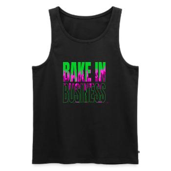 cool funny sayings chef quotes jokes pampered chef - Men's Premium Organic Tank Top - black - Front - AI Model Male 178 light (178cm)