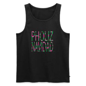 present gift idea fun beach holiday beach computer - Männer Premium Bio Tank Top - Schwarz - Vorne - AI Model Male 178 light (178cm)