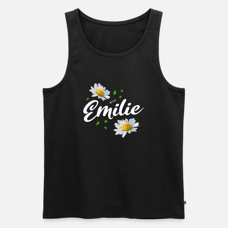 Emilie - Männer Premium Bio Tank Top - Schwarz