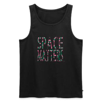 gift idea birthday conspiracy colors - Männer Premium Bio Tank Top - Schwarz - Vorne - Michal (187cm)