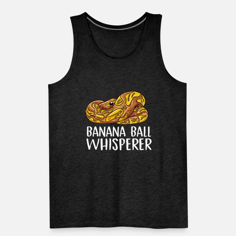 Conception de boule de banane pour un python Débardeur bio Premium Homme