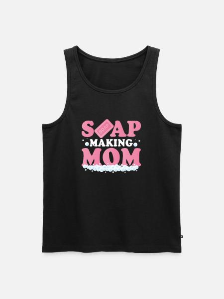 Soap Making Mom Soapmaker Soapmaking - Men's Premium Organic Tank Top - black