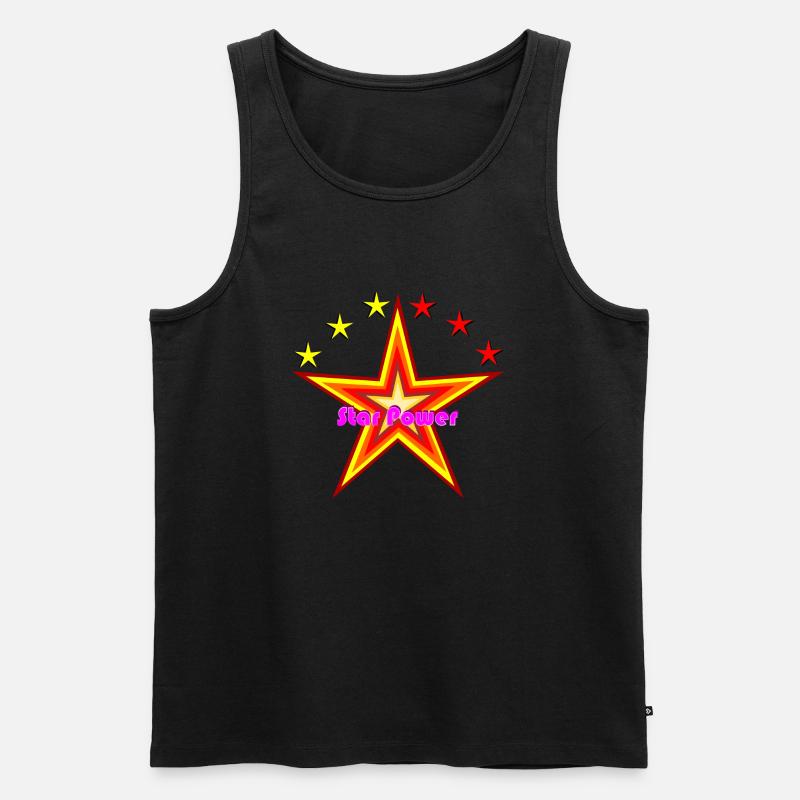 spms - Männer Premium Bio Tank Top - Schwarz