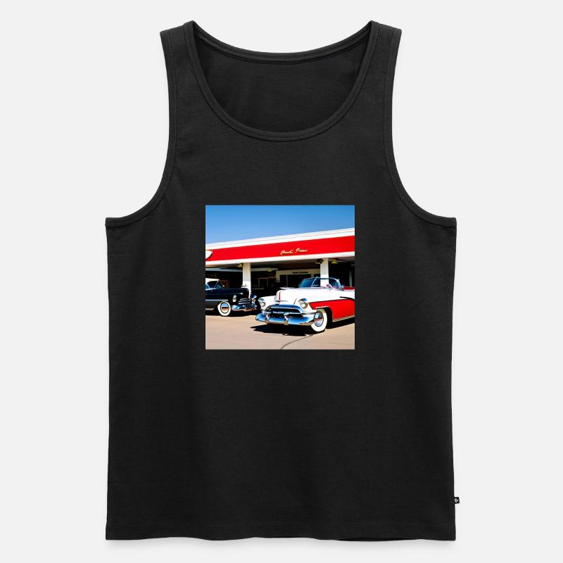 C31 - Männer Premium Bio Tank Top - Schwarz