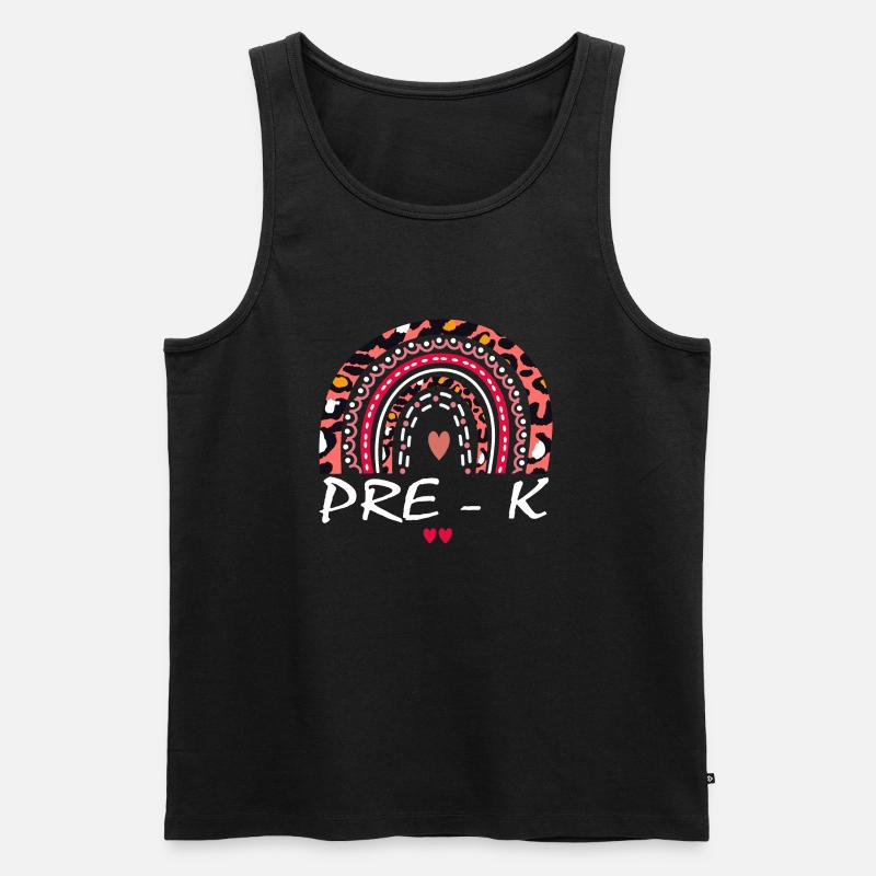 Boho Kindergarten Squad Geschenk - Männer Premium Bio Tank Top - Schwarz