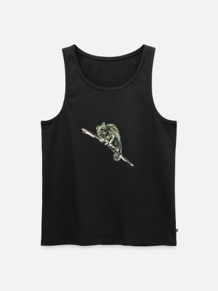 chameleon - Men's Premium Organic Tank Top - black