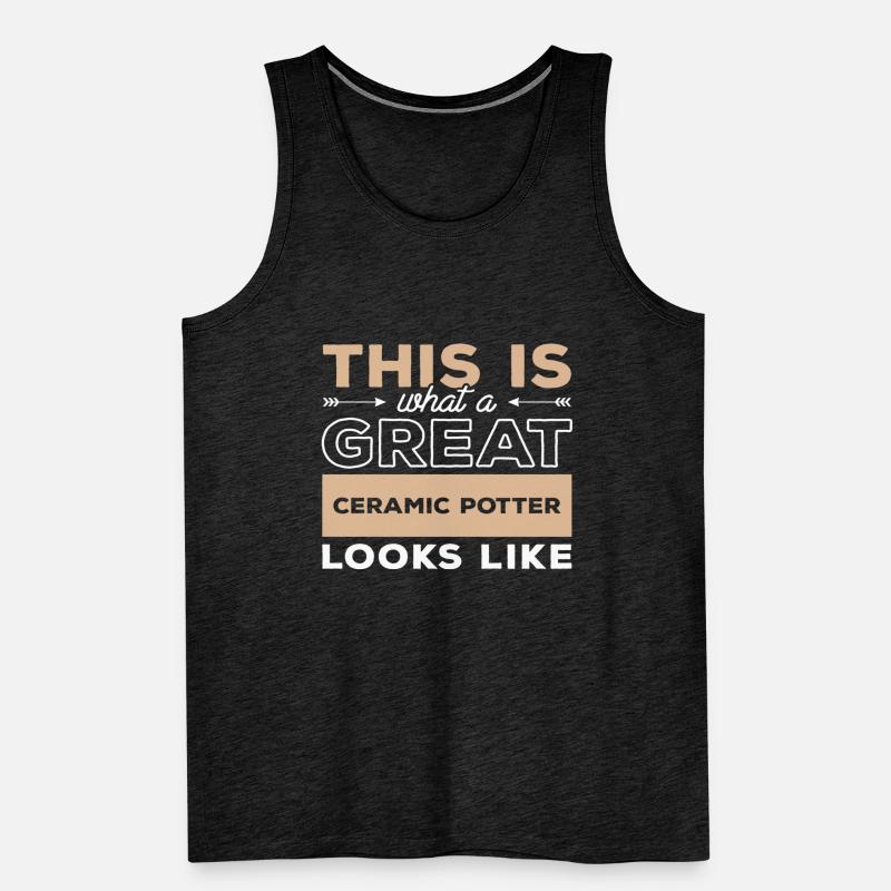 This Is What A Great Ceramic Looks Like Männer Premium Bio Tank Top