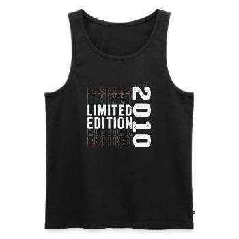 Limitierte Auflage 2010 - Toller 13. Geburtstag - Männer Premium Bio Tank Top - Schwarz - Vorne - Michal (187cm)