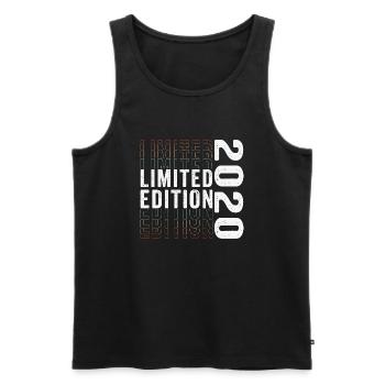 Édition limitée 2020 - Rétro génial pour le 3e anniversaire - Débardeur bio Premium Homme - noir - Devant - Michal (187cm)