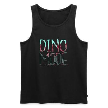 Idée cadeau vert dictons drôles cadeau heureux amusant drôle - Débardeur bio Premium Homme - noir - Devant - Michal (187cm)
